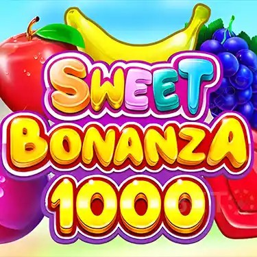 Sweet Bonanza 1000 by Pragmatic Play, showcased at weiss-kaszinó.com – game logo