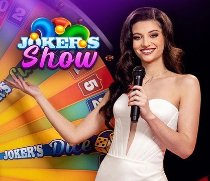 Joker’s Show online game logo by Skywind Group on weiss-kaszinó.com