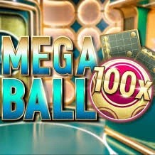 Mega Ball 100x game by Evolution – logo hosted on Weiss