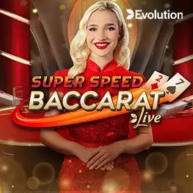 Super Speed Baccarat slot icon by Evolution, available at Weiss